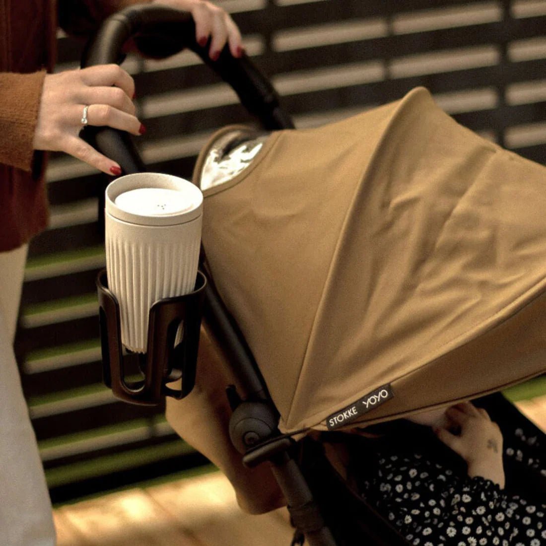 Yoyo® Cup Holder, Black | Cup Holder | Stokke for Mamas & Papas LB - 6hr