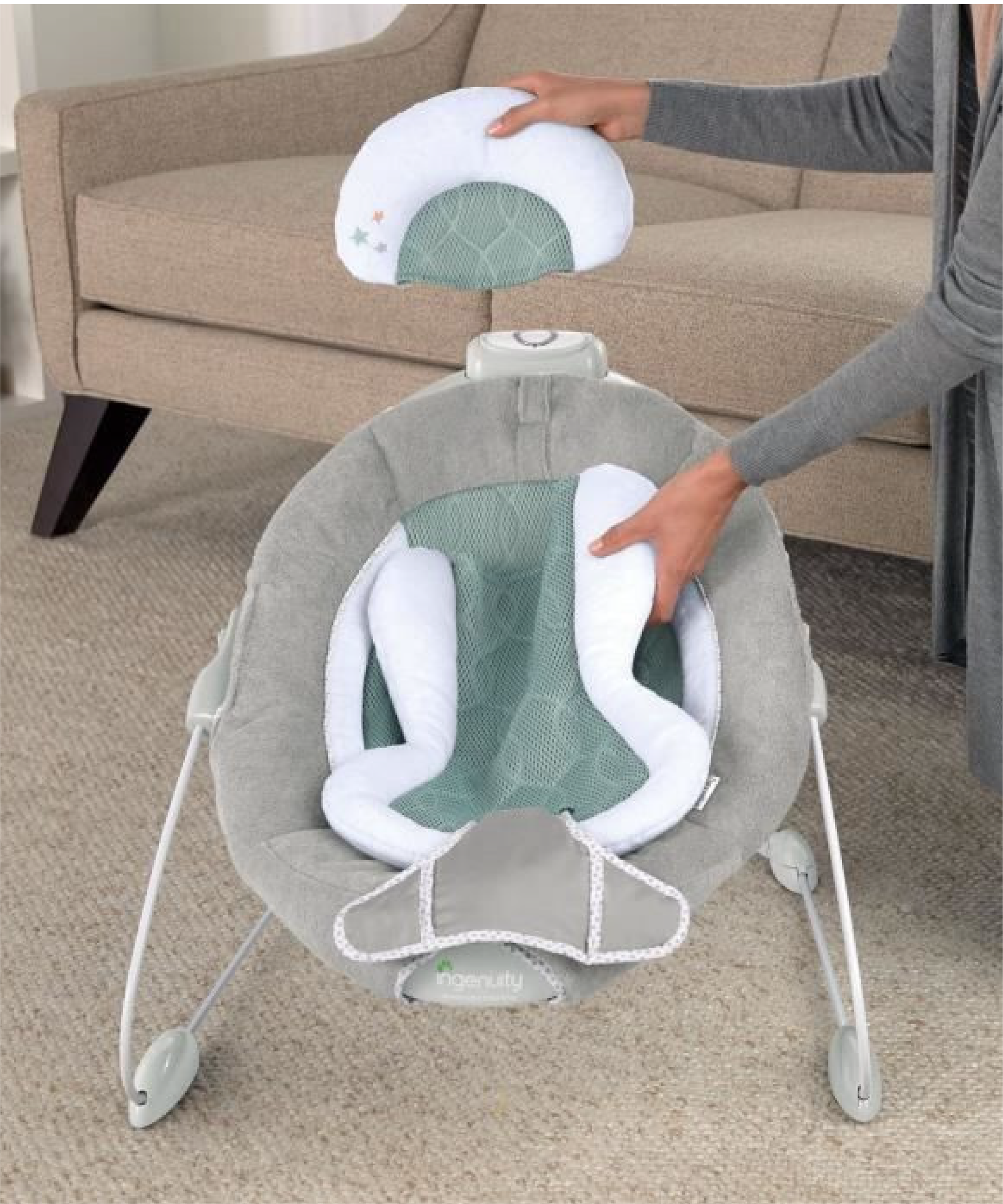 Ingenuity Automatic Bouncer | Mamas & Papas, Babies, Nursing, Bouncer
