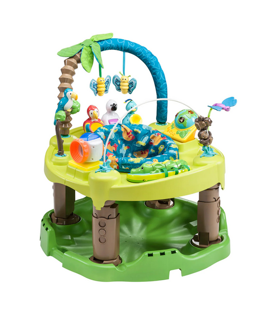 Evenflo Amazon Triple Fun Bouncing Activity Saucer | Mamas & Papas, Babies, Nursing, Activity Toy