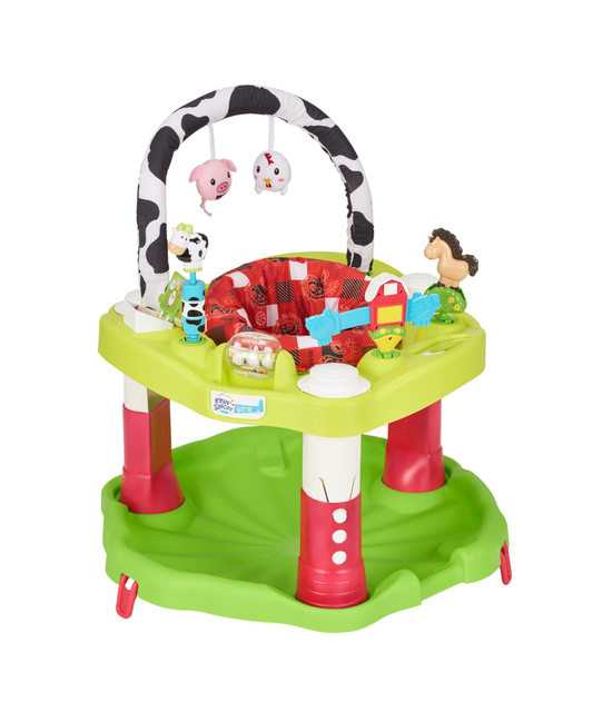 Evenflo Playful Pastures Bouncing Activity Saucer | Mamas & Papas, Babies, Nursing, Activity Toy