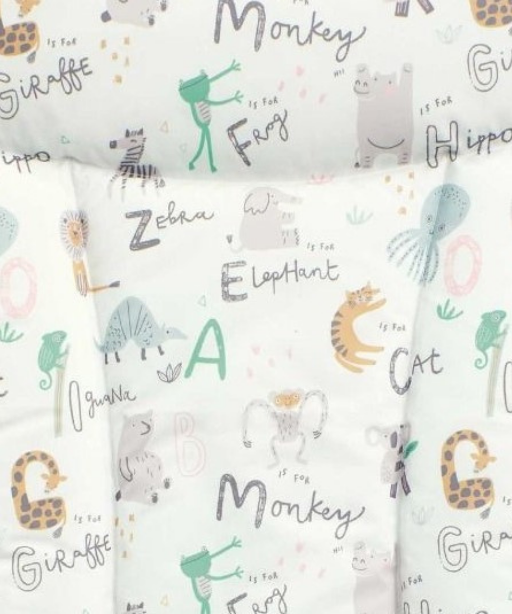 Mamas & Papas Changing Mattress - Animal Alphabet | Mamas & Papas, Babies, Nursing, Changing Pad