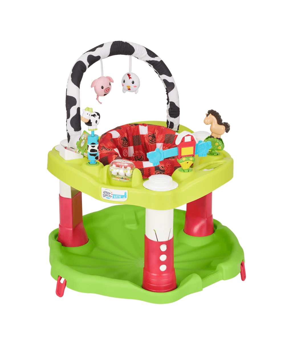 Playful Pastures Bouncing Activity Saucer | Activity Toy | Evenflo for Mamas & Papas LB - Activity & Sensory Toys