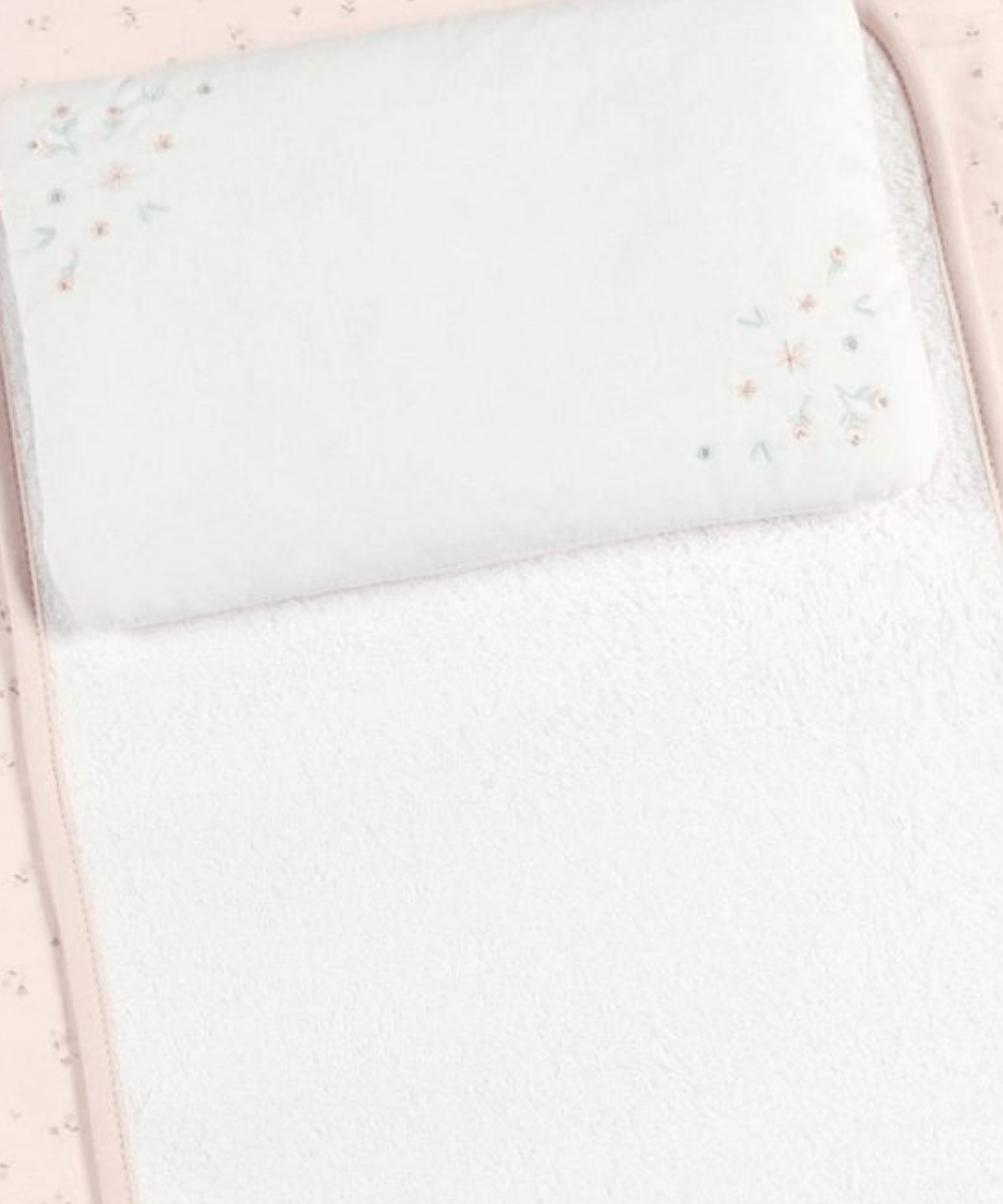 Welcome To The World Luxury Changing Mattress - Pink | Changing Mat | Mamas & Papas for Mamas & Papas LB - Baby Changing & Hygiene